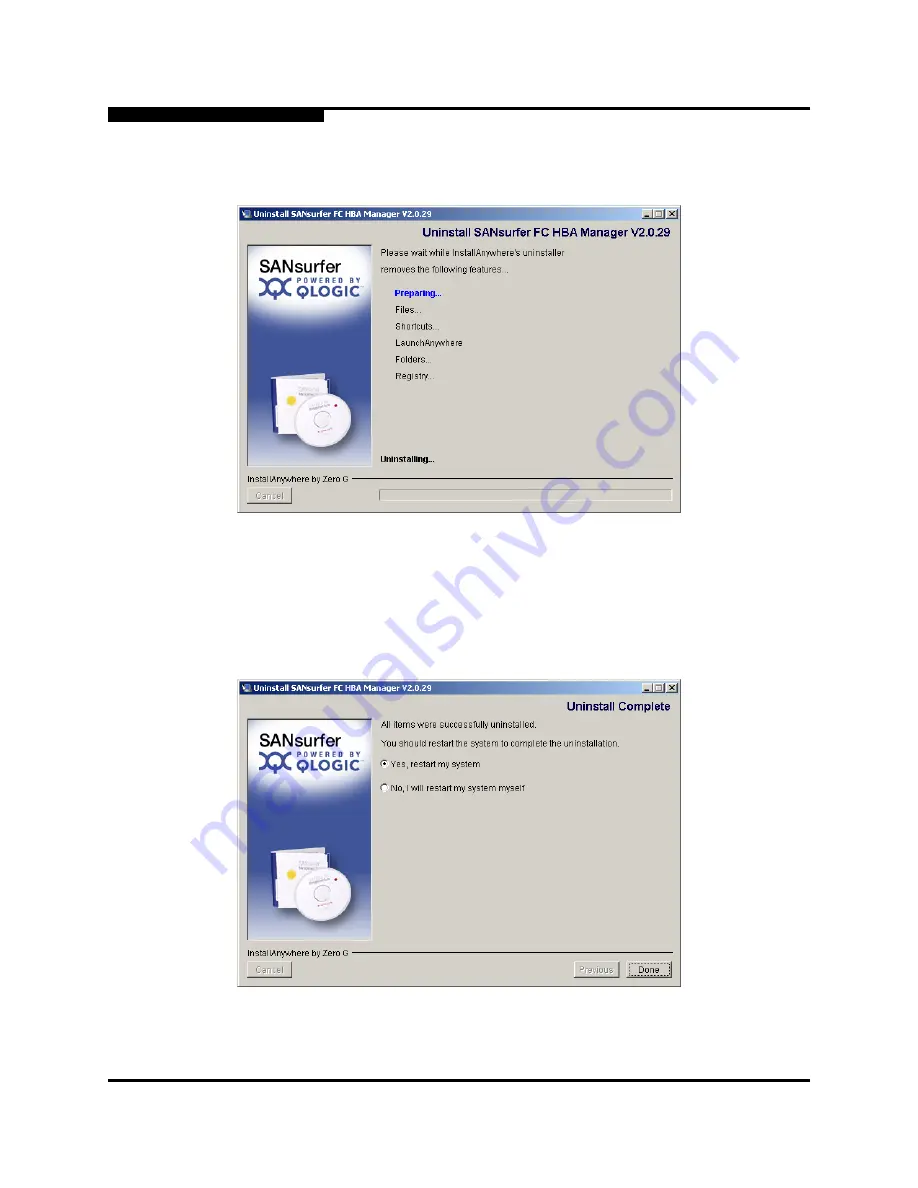 Qlogic SANsurfer FC HBA Manager Application User Manual Download Page 46