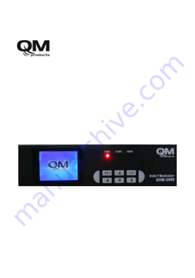 QM-products DHM-2060 User Manual Download Page 1