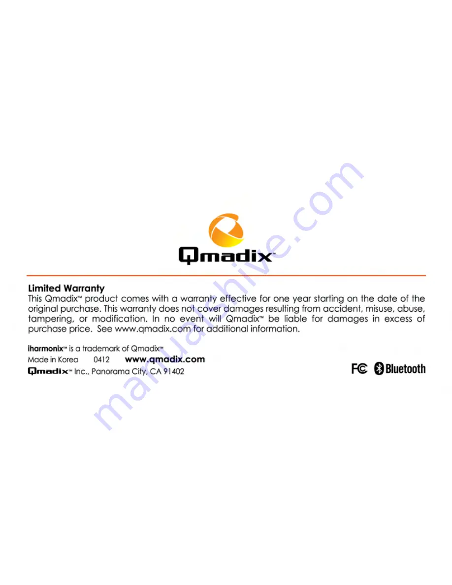 Qmadix QM-QI-Sound-BK User Manual Download Page 18