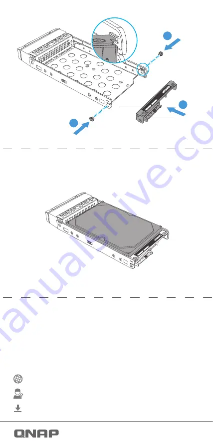 QNAP QDA-SA Quick Start Manual Download Page 2