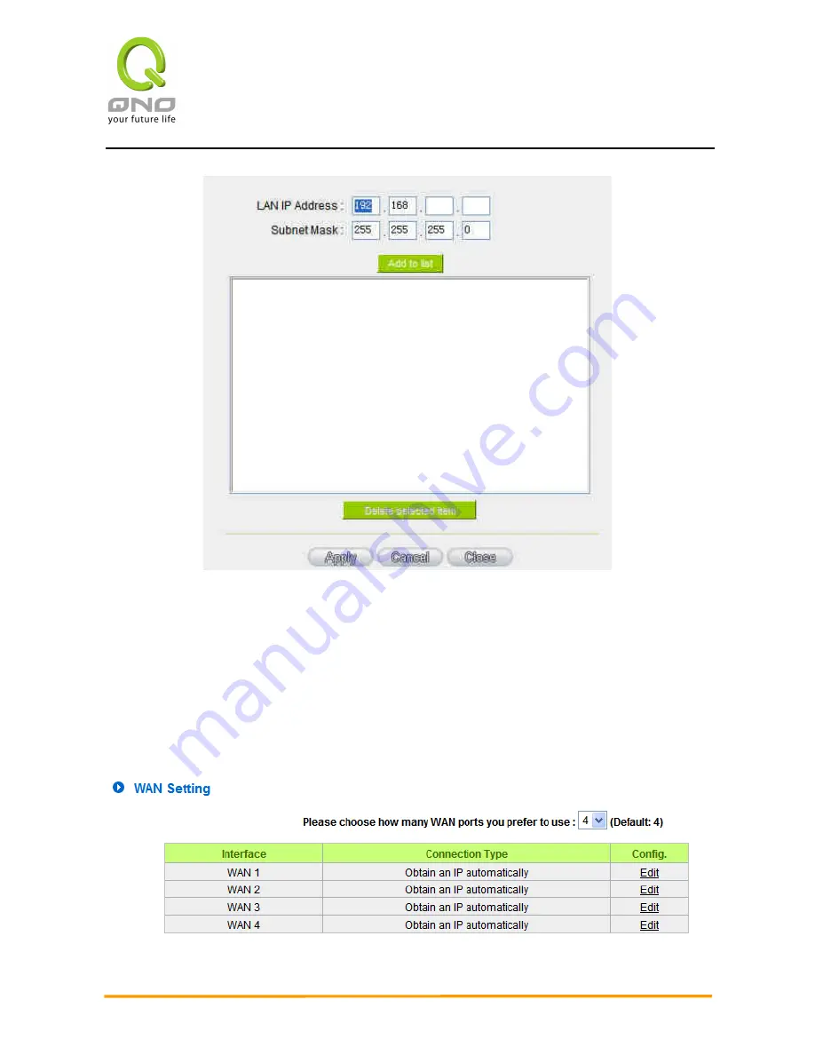 QNO 4WAN User Manual Download Page 28