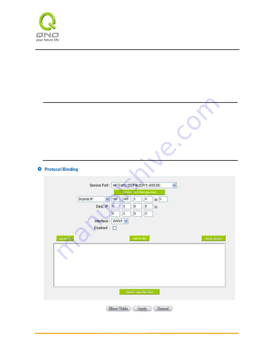 QNO 4WAN User Manual Download Page 50