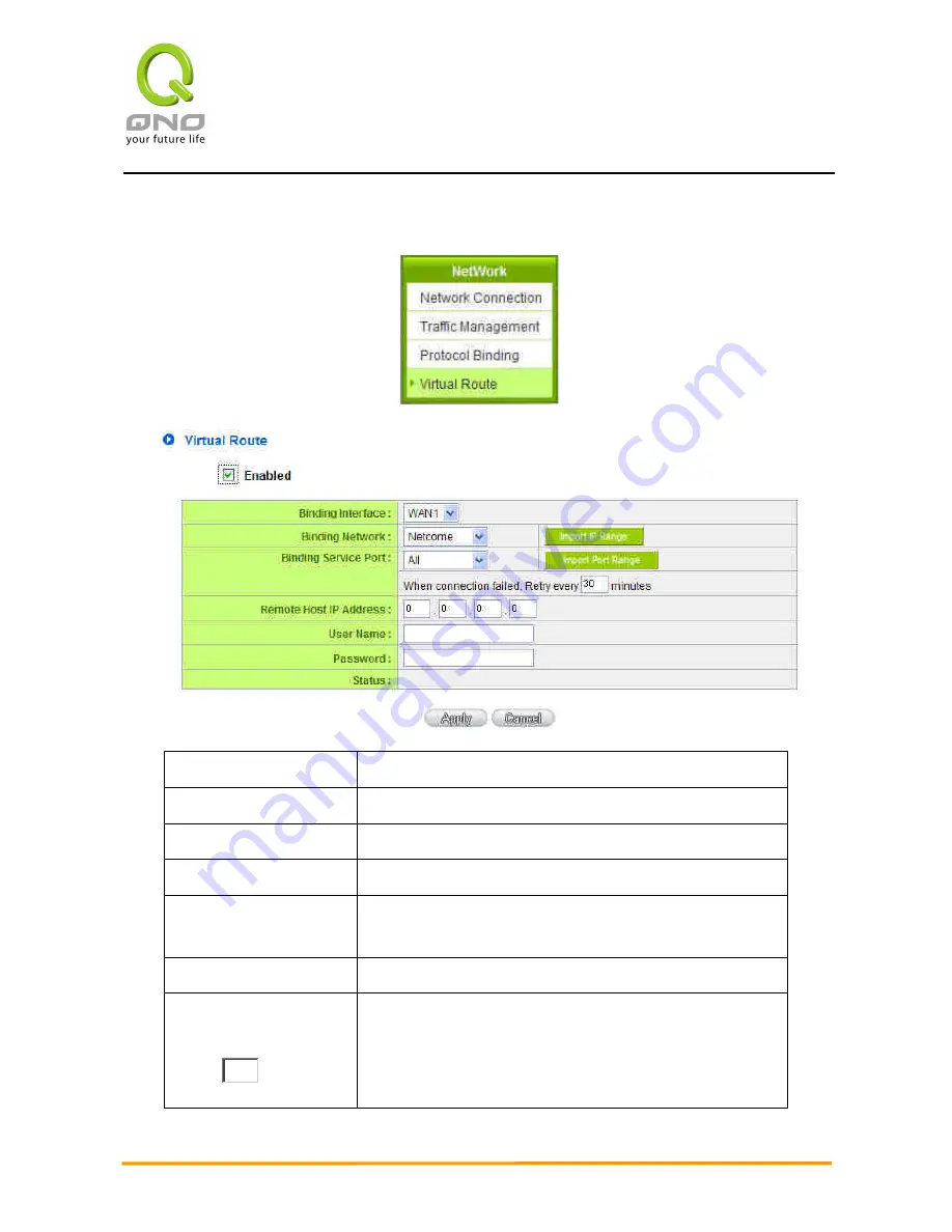 QNO 4WAN User Manual Download Page 156