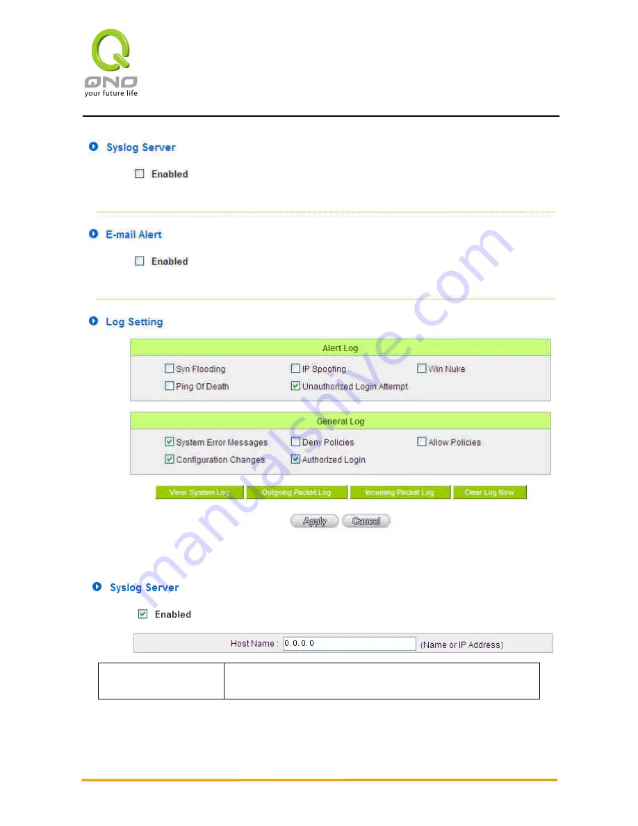 QNO 4WAN User Manual Download Page 186