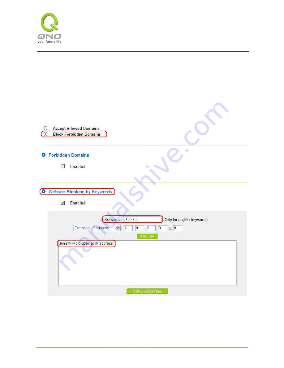 QNO 4WAN User Manual Download Page 203