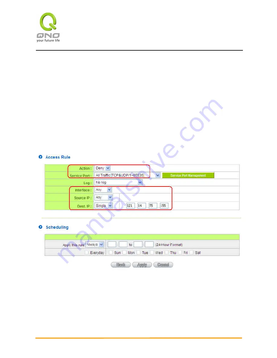 QNO 4WAN User Manual Download Page 206