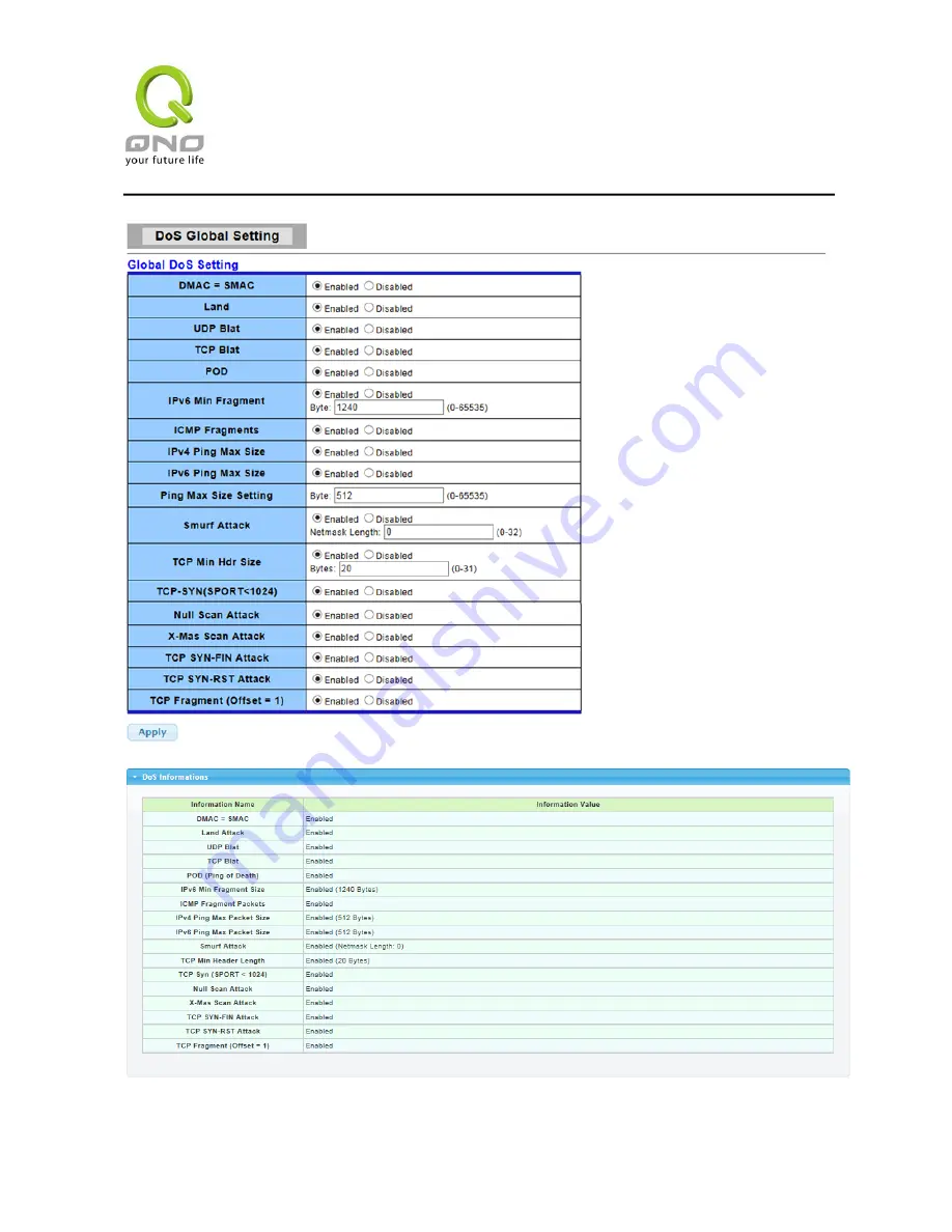 QNO QMS1024G User Manual Download Page 71