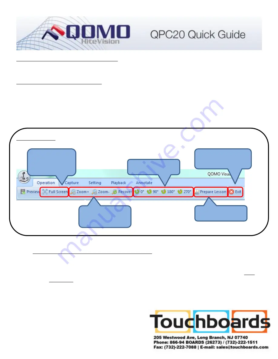 Qomo QPC20 Quick Manual Download Page 1