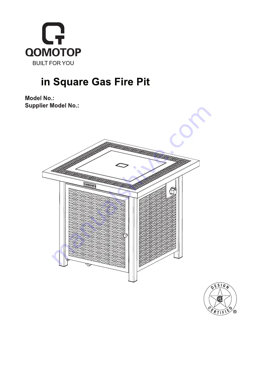 QOMOTOP GFP02T Manual Download Page 1