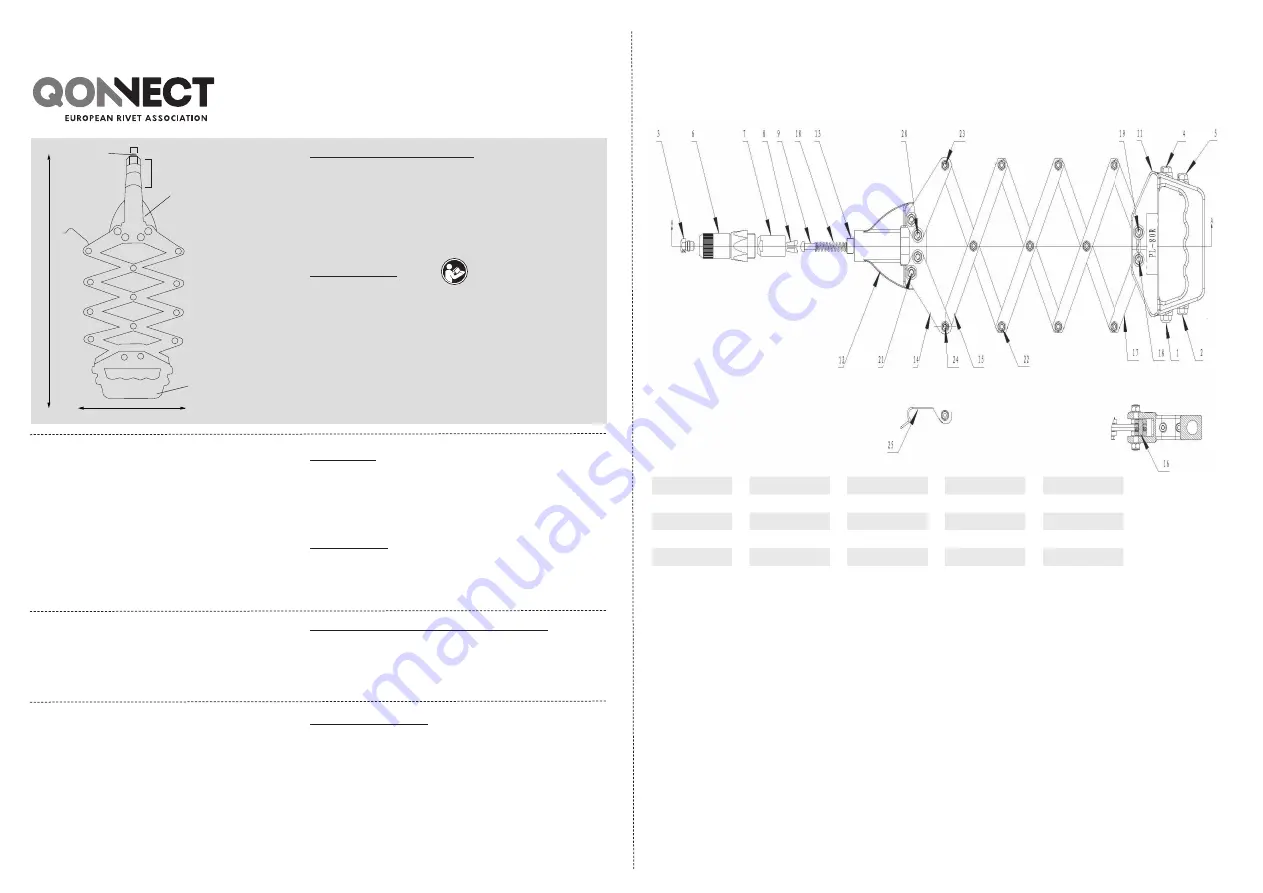 Qonnect PL-80R Operating Instructions Download Page 2