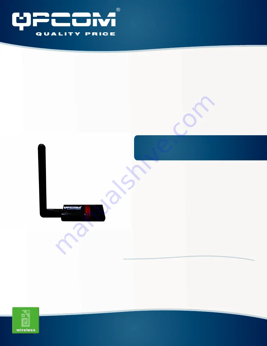 qpcom QP-W1510NUSB User Manual Download Page 1