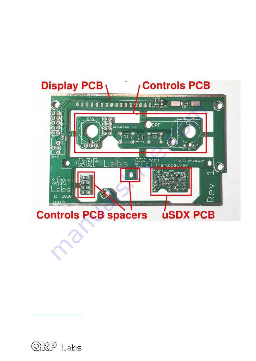 QRP Labs QCX-mini CW Скачать руководство пользователя страница 20