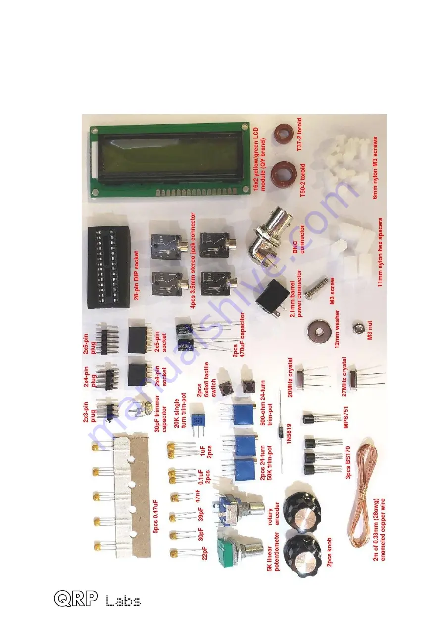 QRP Labs QCX-mini CW Скачать руководство пользователя страница 22