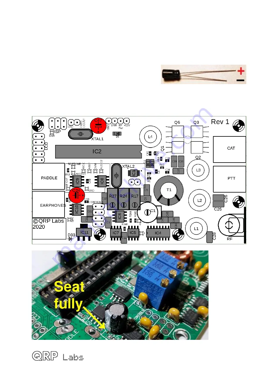 QRP Labs QCX-mini CW Скачать руководство пользователя страница 44