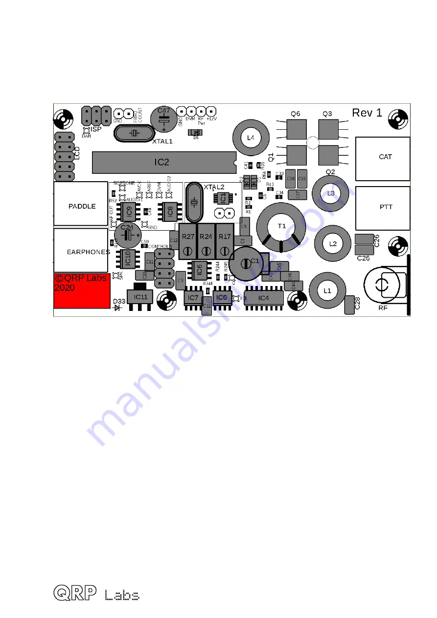 QRP Labs QCX-mini CW Скачать руководство пользователя страница 54