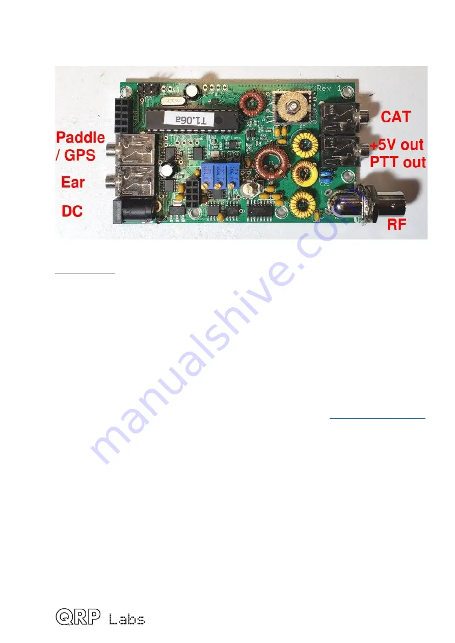 QRP Labs QCX-mini CW Скачать руководство пользователя страница 81