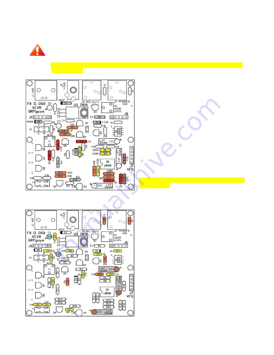 QRPGuys Digital DSB II Transceiver Kit Instructions Manual Download Page 5