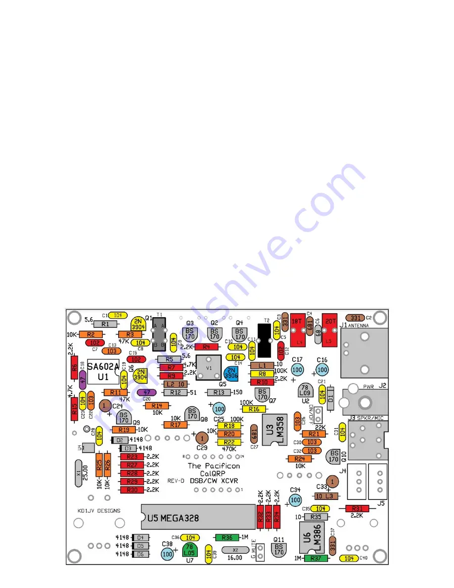 QRPGuys Pacificon KD1JV Manual Download Page 2