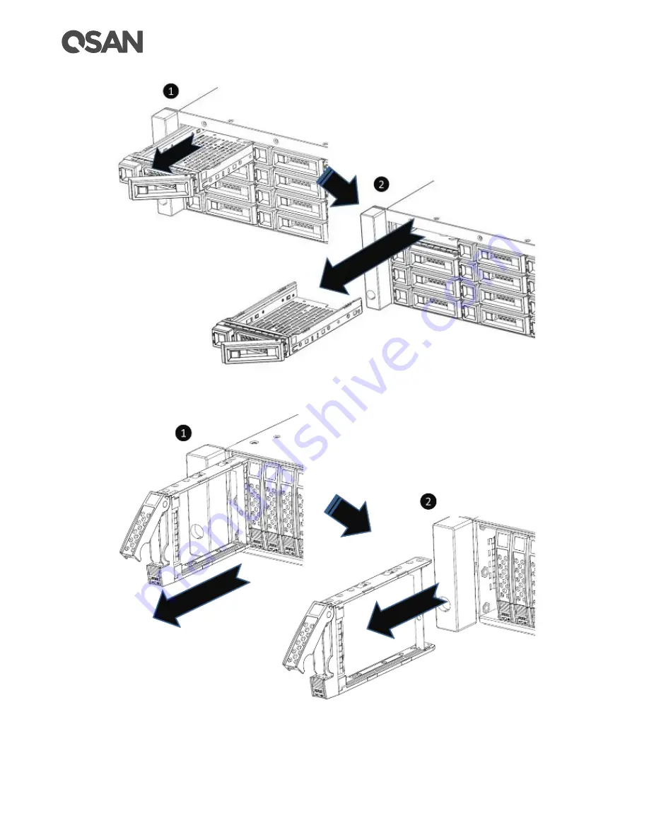 Qsan XCUBESAN XS1212S Hardware Manual Download Page 50