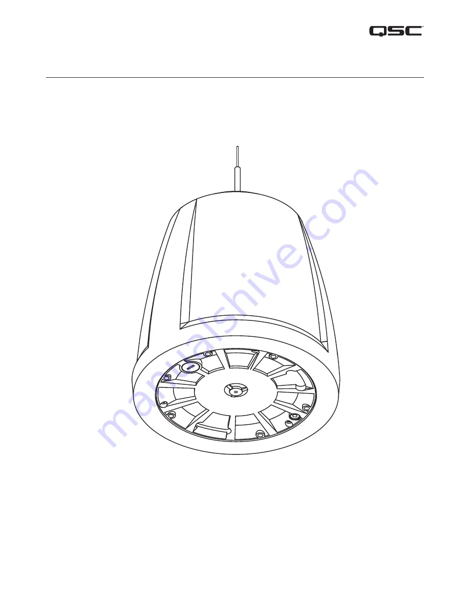 QSC AcousticDesign AD-P6T Quick Start Manual Download Page 1