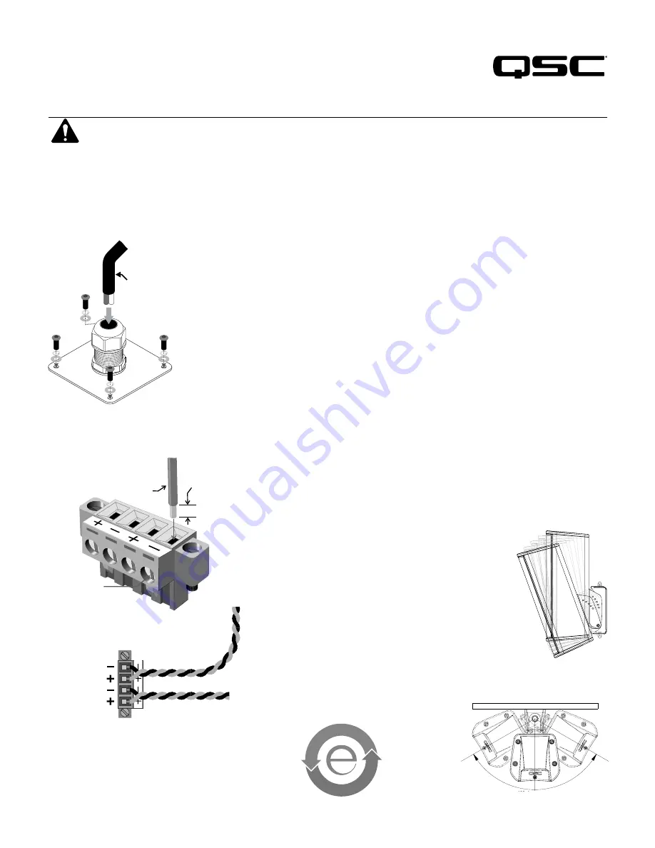 QSC AD-S402T Quick Start Manual Download Page 1