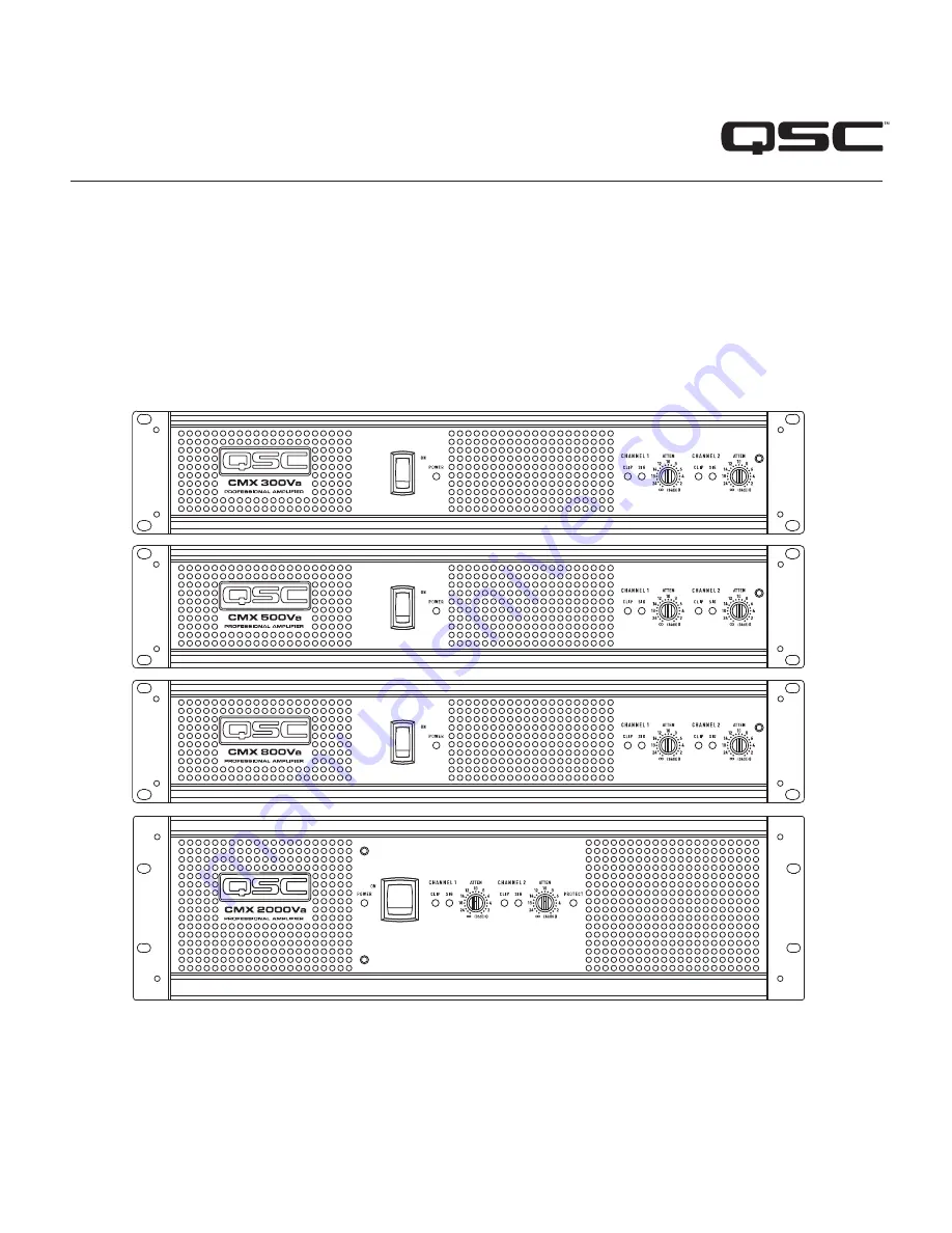 QSC CMX 300Va User Manual Download Page 41