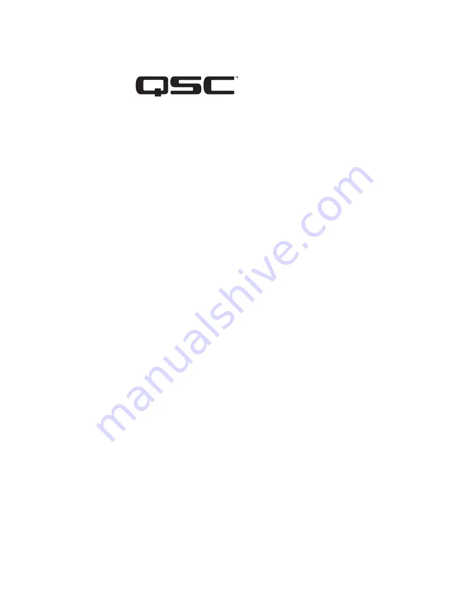 QSC CMX300V User Manual Download Page 20