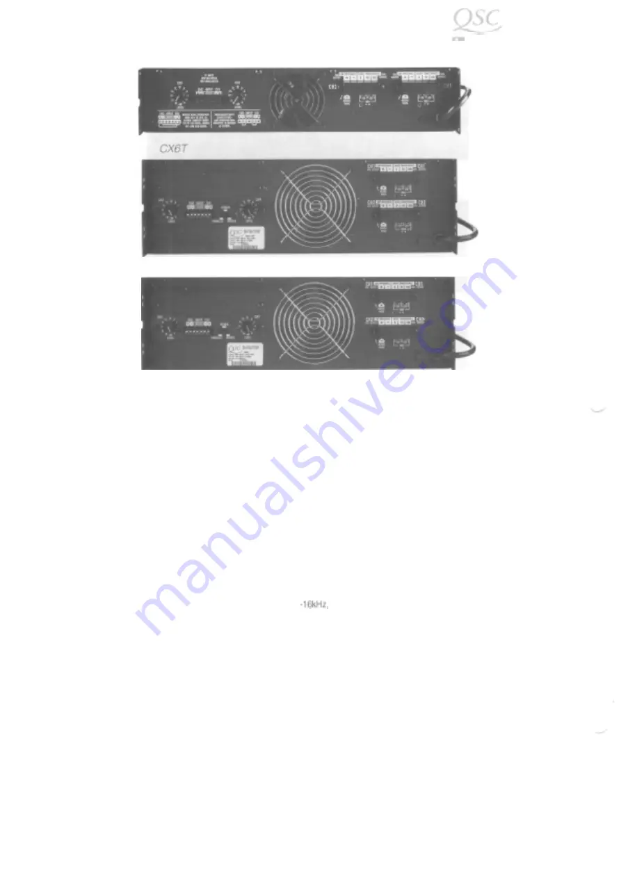 QSC CX Series Service Manual Download Page 8