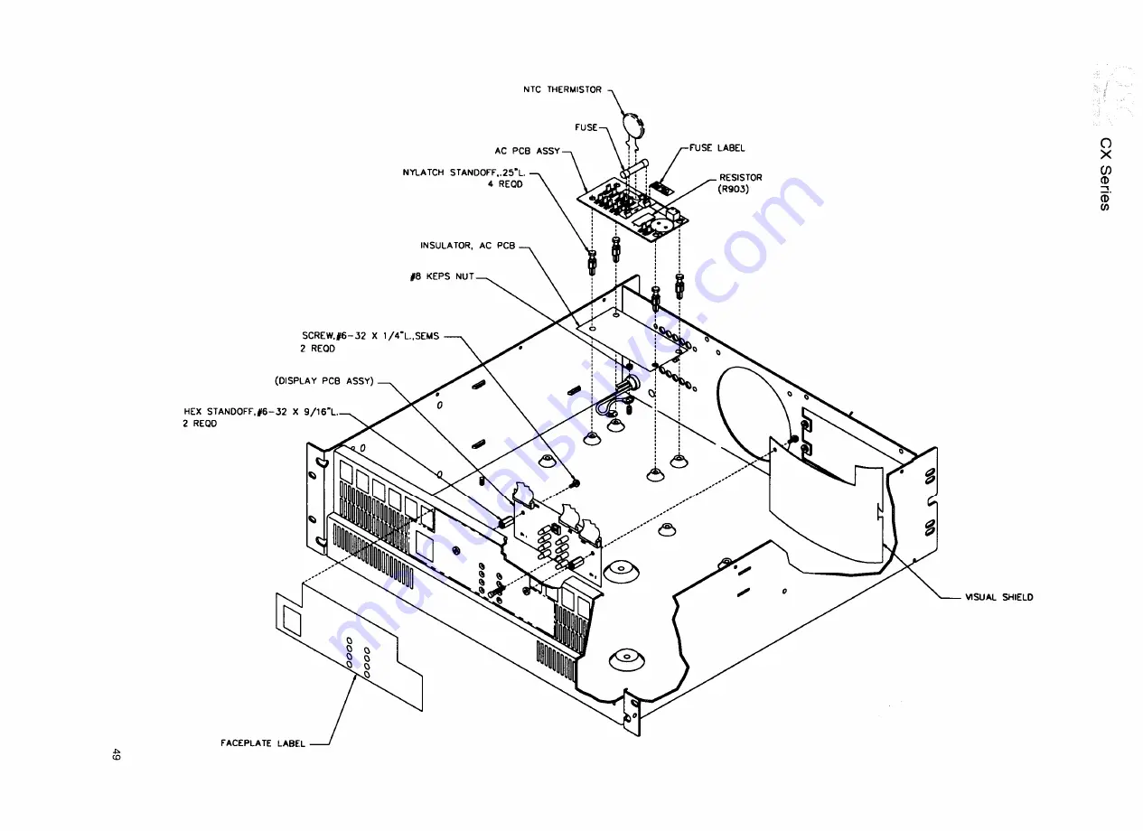 QSC CX Series Service Manual Download Page 55