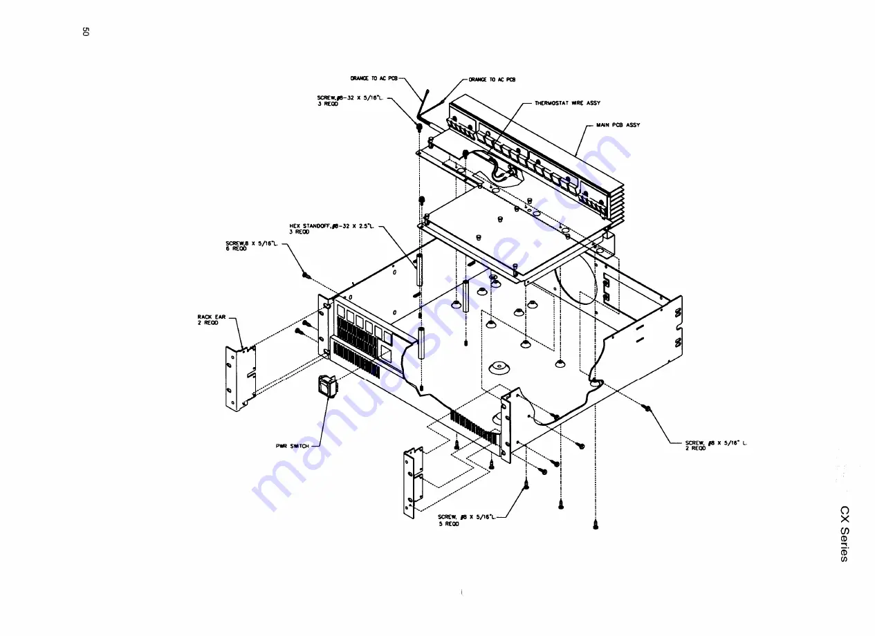 QSC CX Series Service Manual Download Page 56