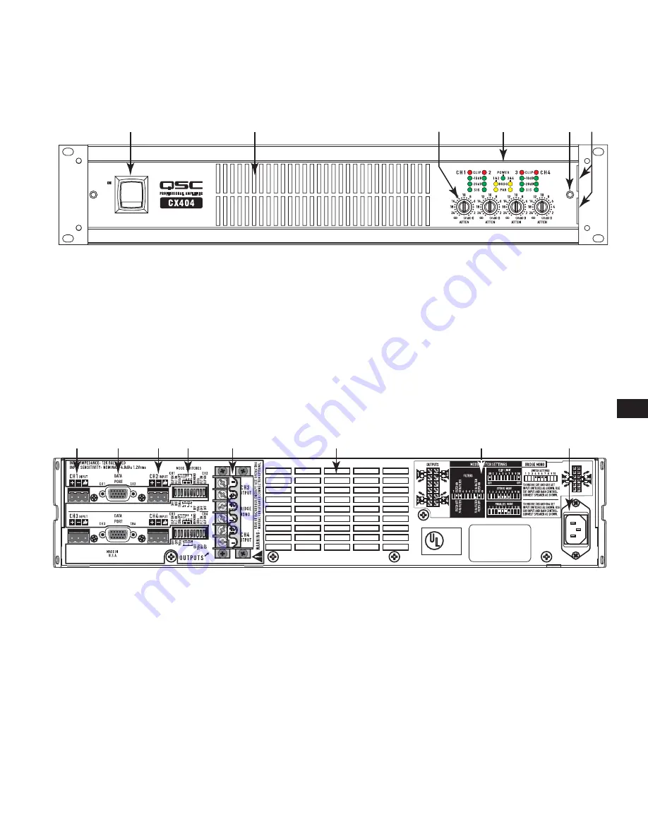 QSC CX Series Скачать руководство пользователя страница 73