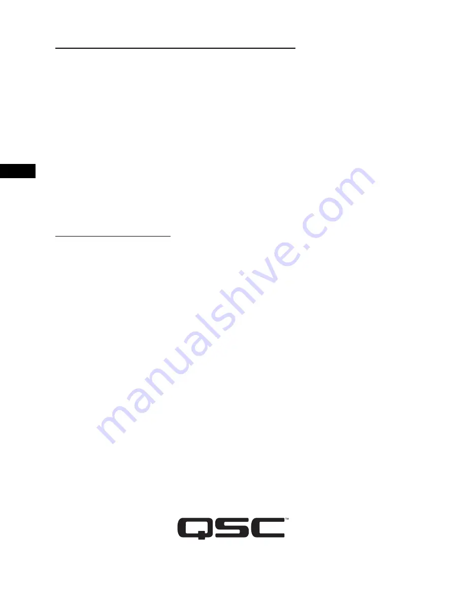 QSC HF-75B User Manual Download Page 4