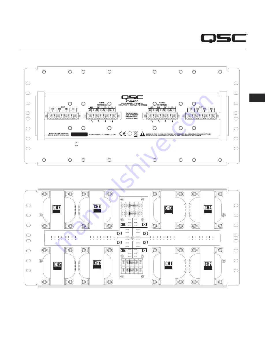 QSC IT-8400 Installation Manual Download Page 1