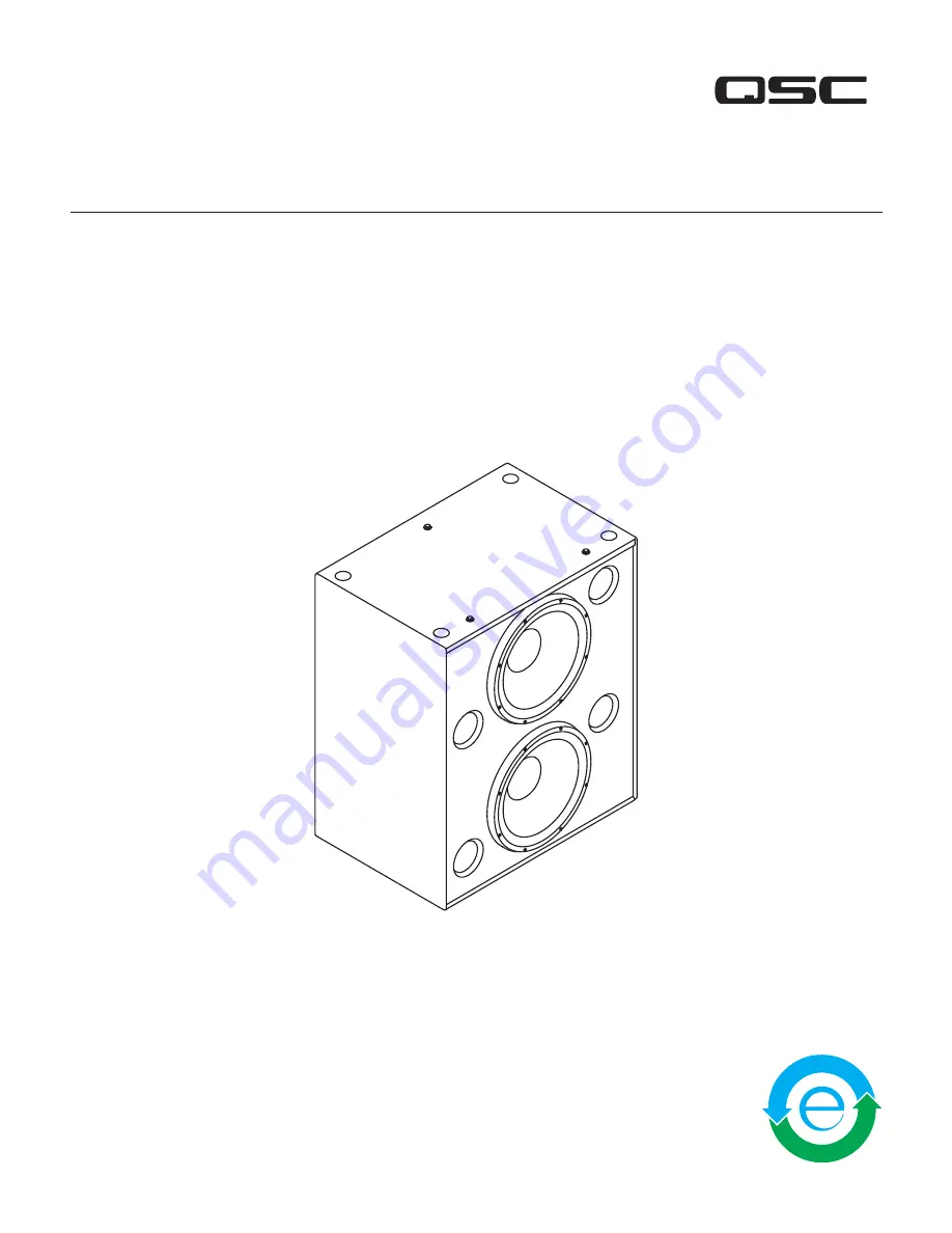 QSC LF-2215 User Manual Download Page 1