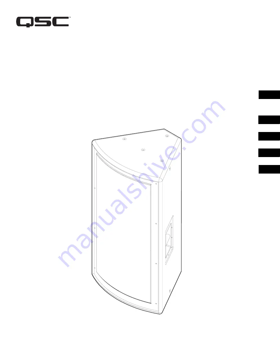 QSC MD-FP122 Скачать руководство пользователя страница 1