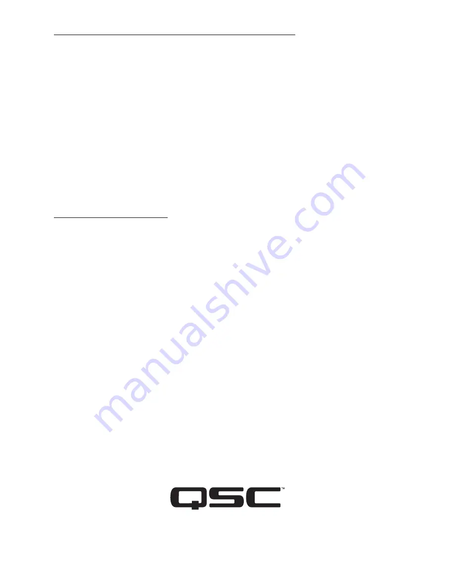 QSC MH-1063 User Manual Download Page 8