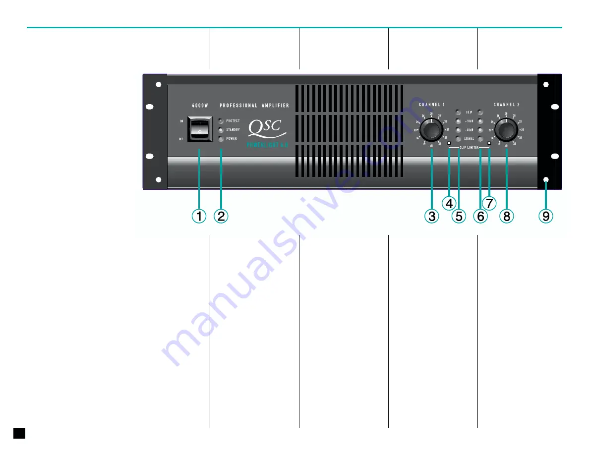 QSC PowerLight 3.4 Скачать руководство пользователя страница 8