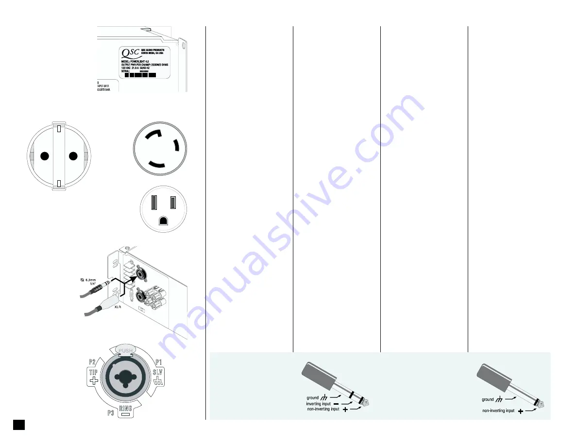 QSC PowerLight 3.4 Скачать руководство пользователя страница 12