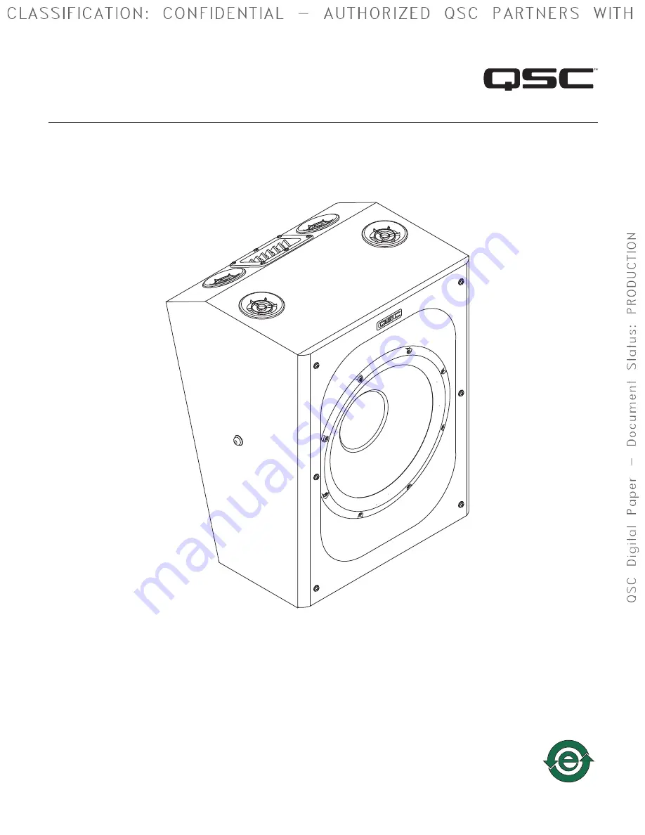QSC SR-1290 Скачать руководство пользователя страница 1