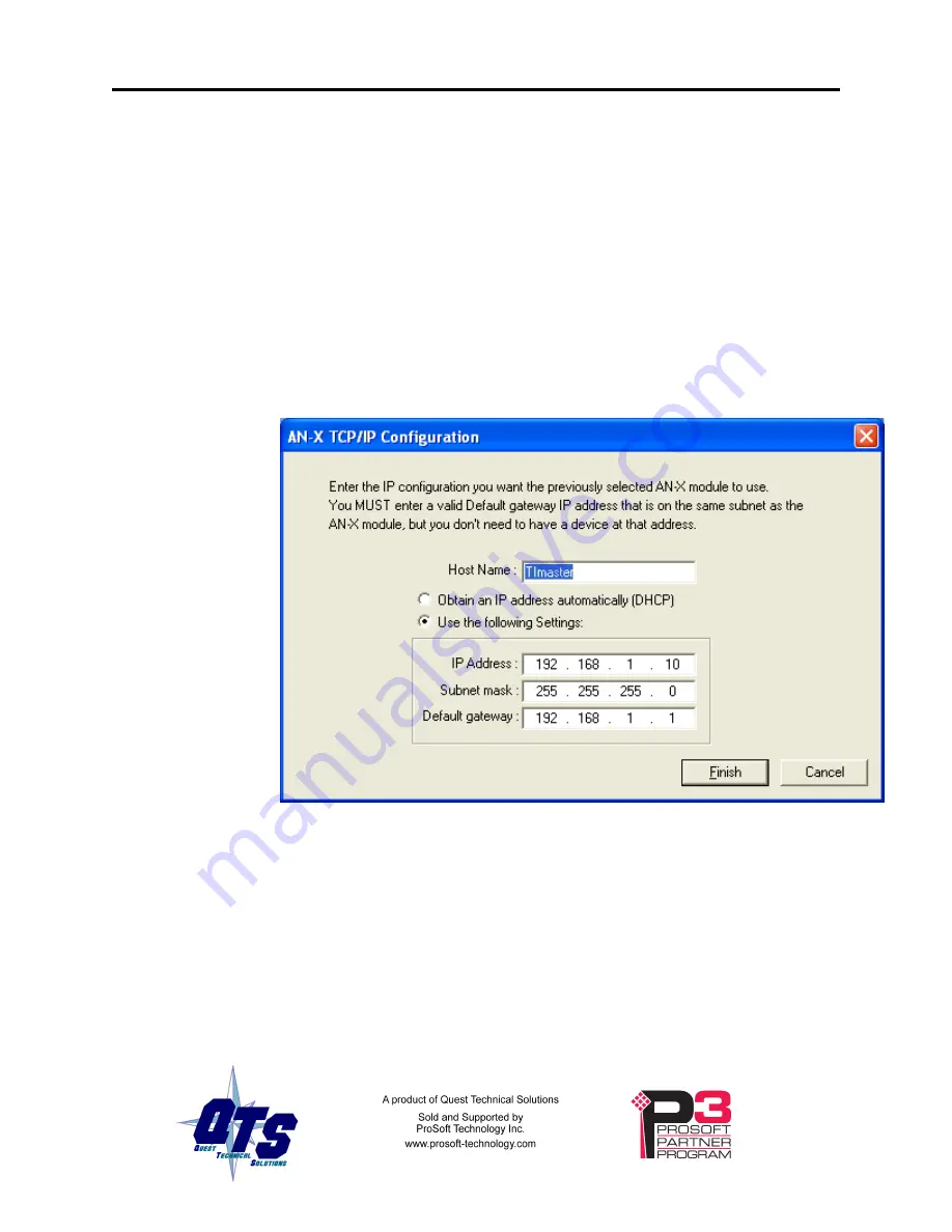 QTS P3 AN-X-TI-MAS User Manual Download Page 48