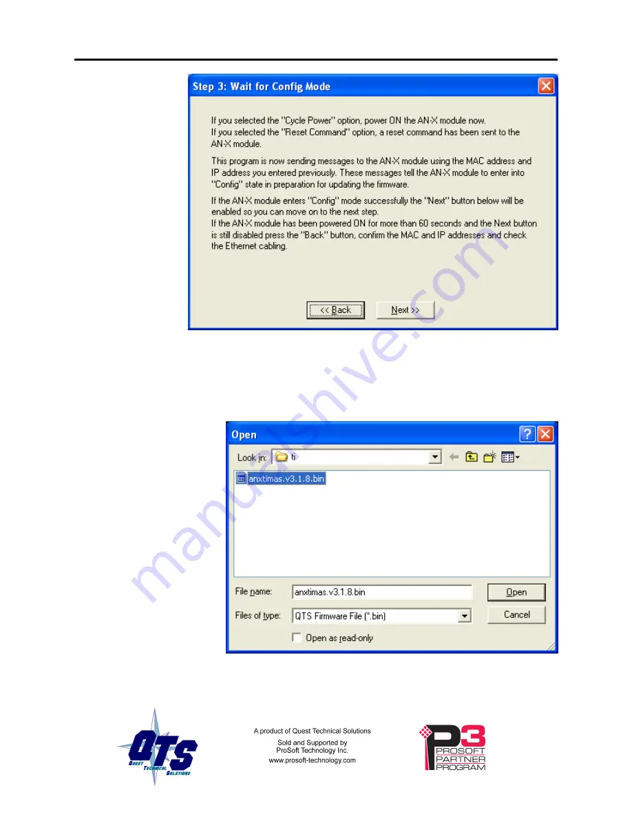 QTS P3 AN-X-TI-MAS User Manual Download Page 54