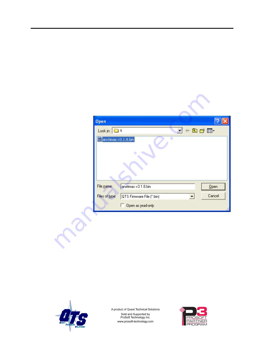 QTS P3 AN-X-TI-MAS User Manual Download Page 55