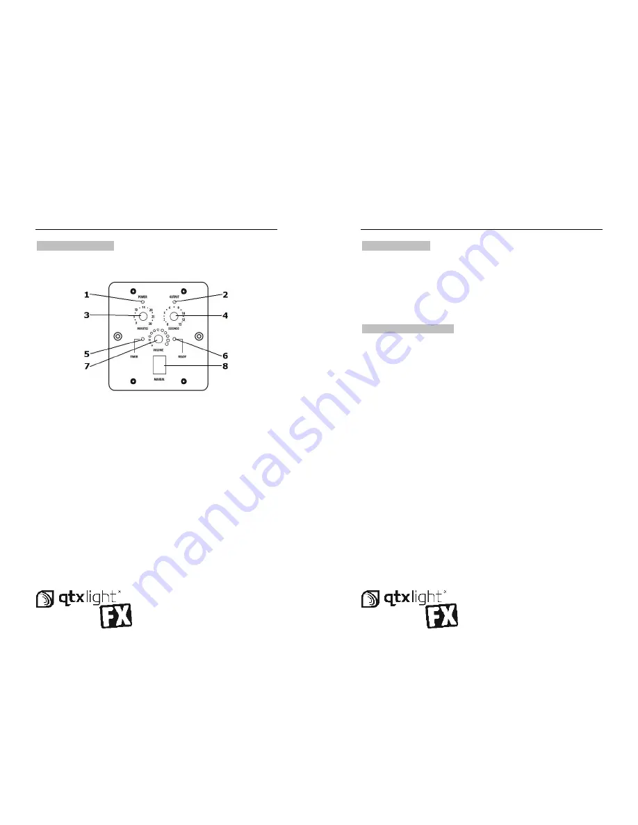 QTX Light FX QTFX-2000 User Manual Download Page 7