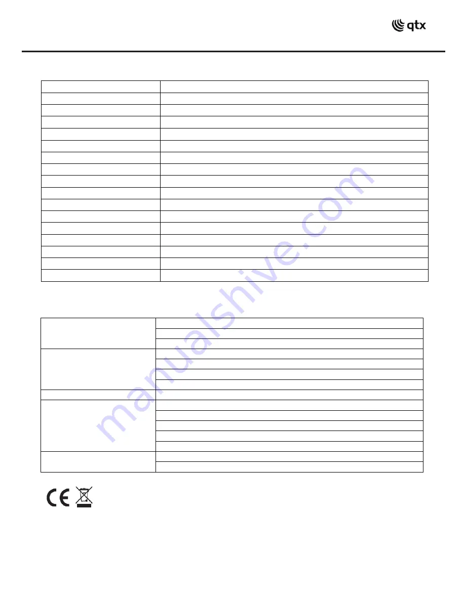 Qtx PAV8-UHF User Manual Download Page 8