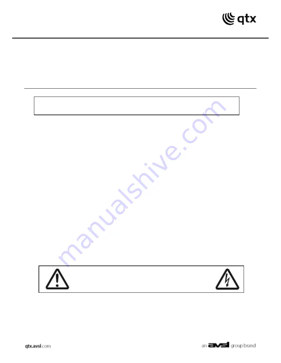 Qtx PB-COB User Manual Download Page 1