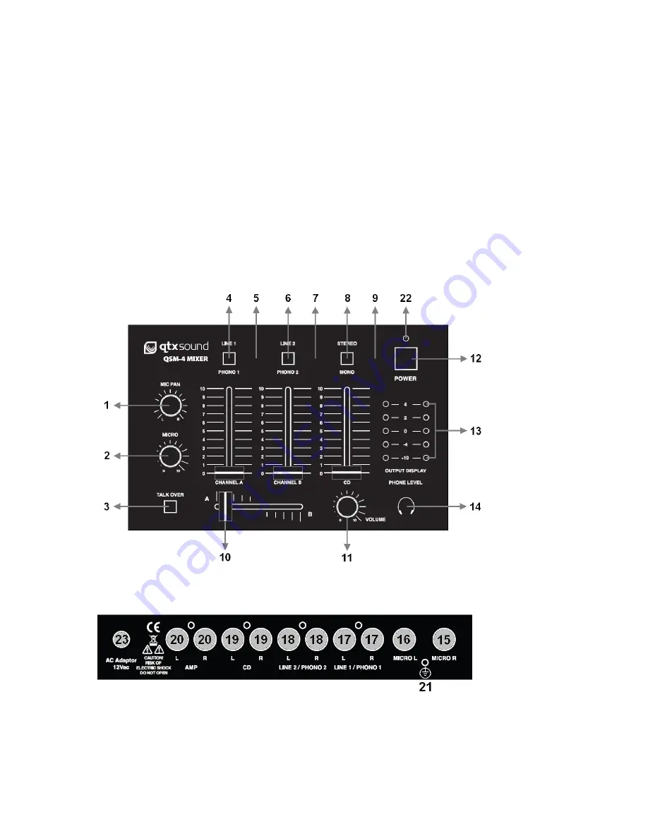 Qtx QSM-4 Quick Manual Download Page 1