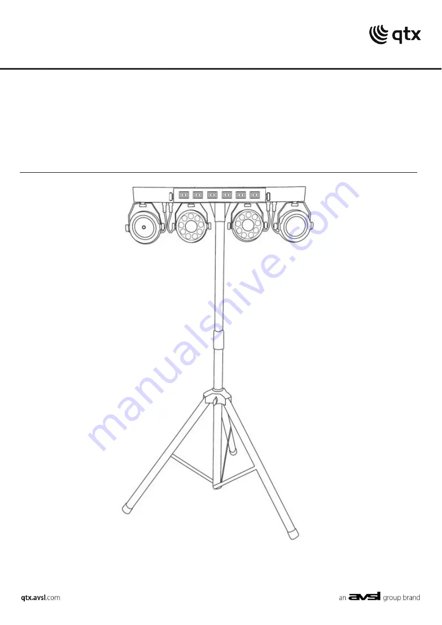 Qtx Stage Bar User Manual Download Page 1