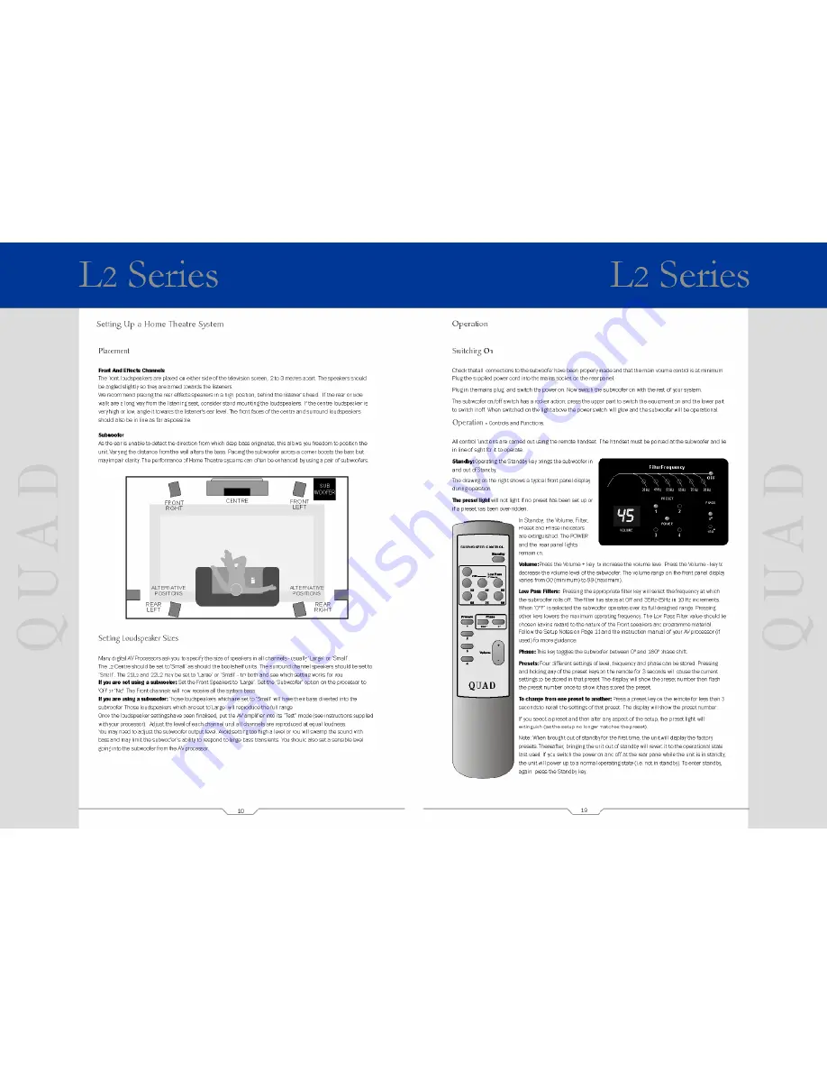 Quad Electroacoustics 9L2 User Manual Download Page 12