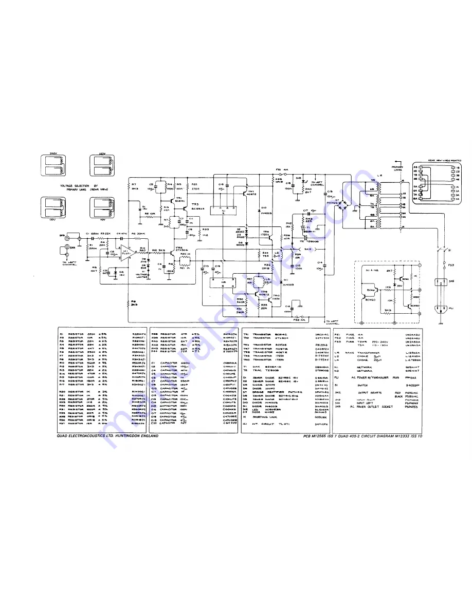 Quad Electroacoustics QUAD 405 Скачать руководство пользователя страница 24