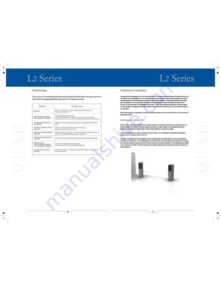 QUAD L2 SERIES 11L2 User Manual Download Page 5